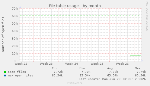 File table usage
